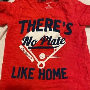 Toddler boy baseball shirt